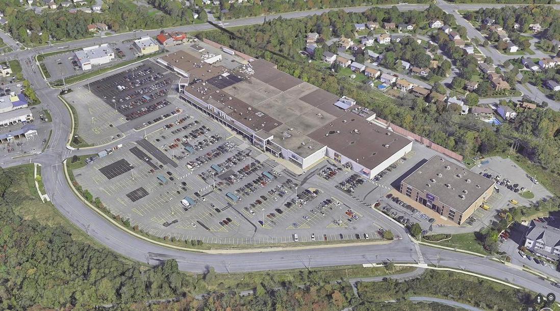 Aerial View of Woodlawn Library Site